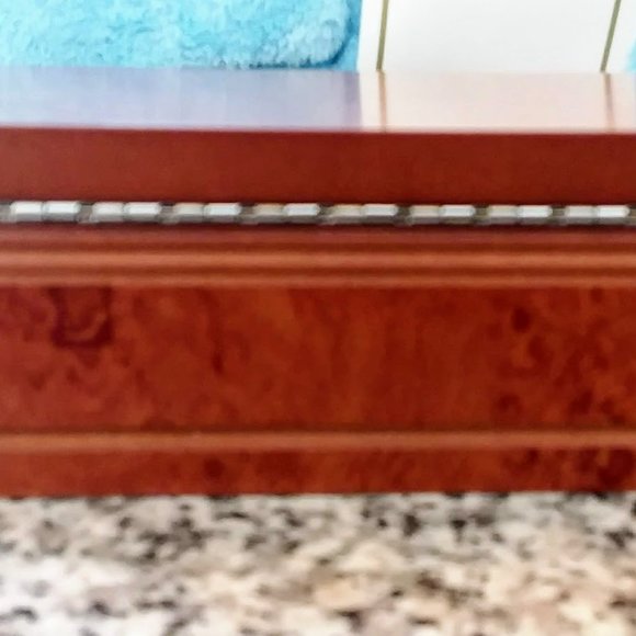 Golf Bag Flask Silver Chrome Leather & in Burl Walnut Box New - Picture 9 of 12